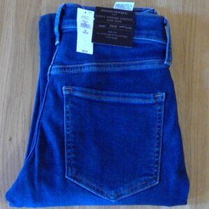 NWT Petite 25/0 Banana Republic Curvy Vintage Stretch Slim Jean, high rise